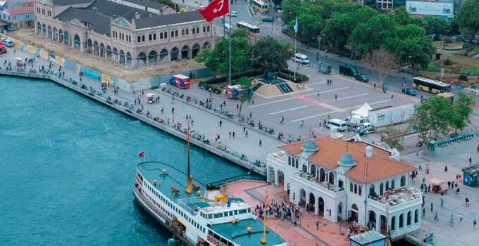 Harbor in Istanbul