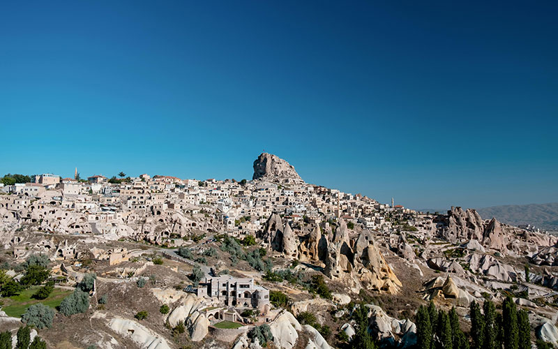 Uchisar Castle in Turkey