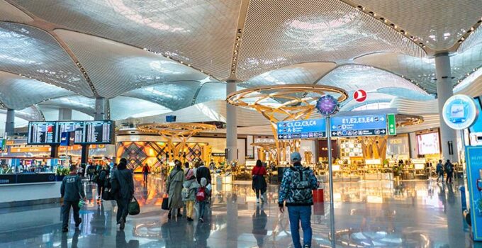 People inside Turkey Airport