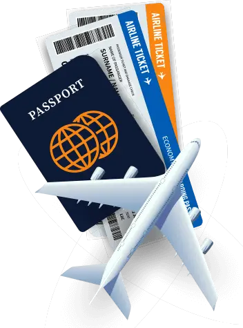 Passport and Airplane Tickets